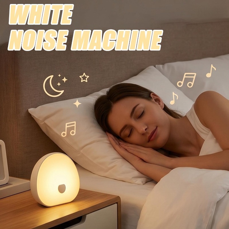 White Noise Machine Baby - Mesin Suara Putih RGB untuk Tidur