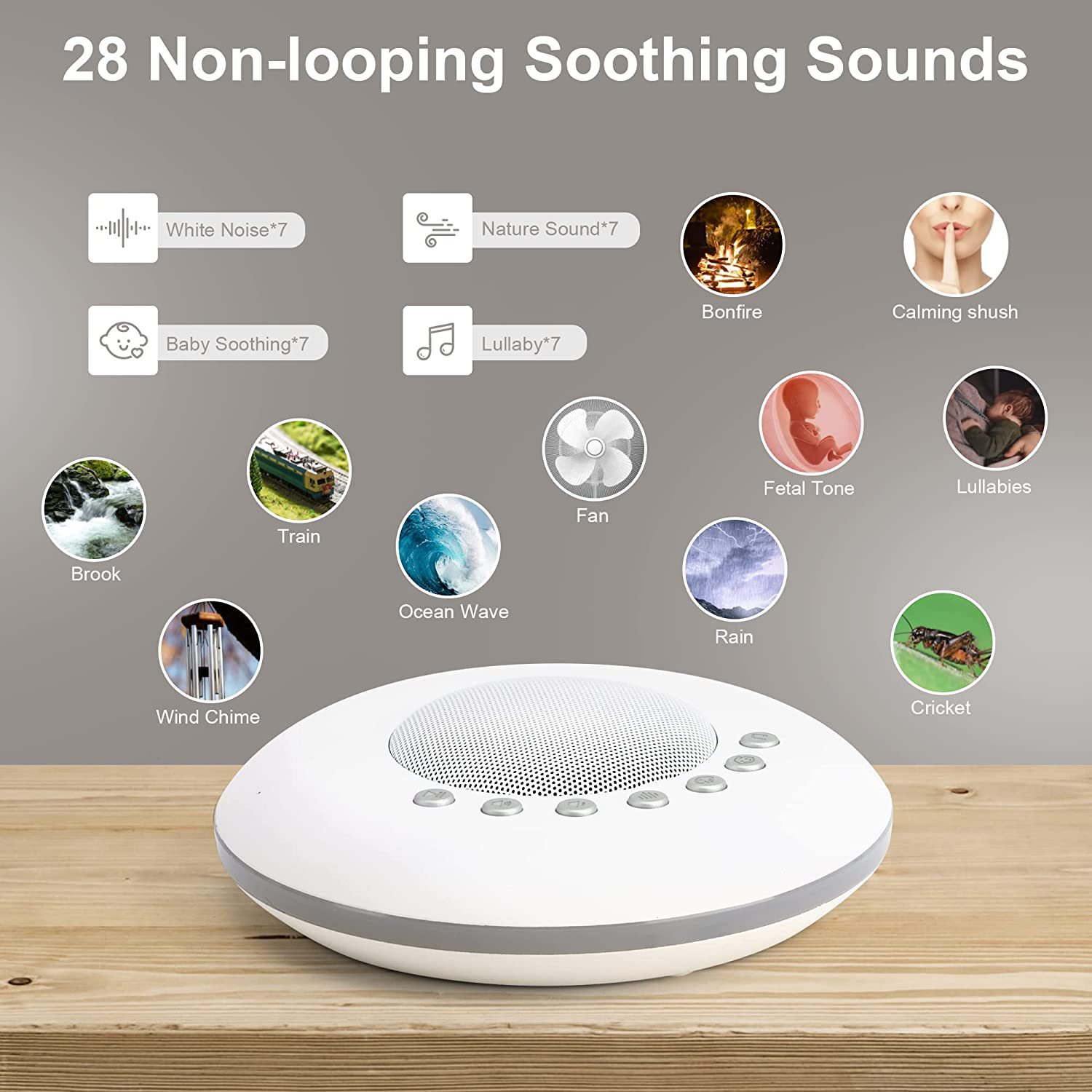 White Noise Machine Baby - Mesin Suara White Noise untuk Bayi