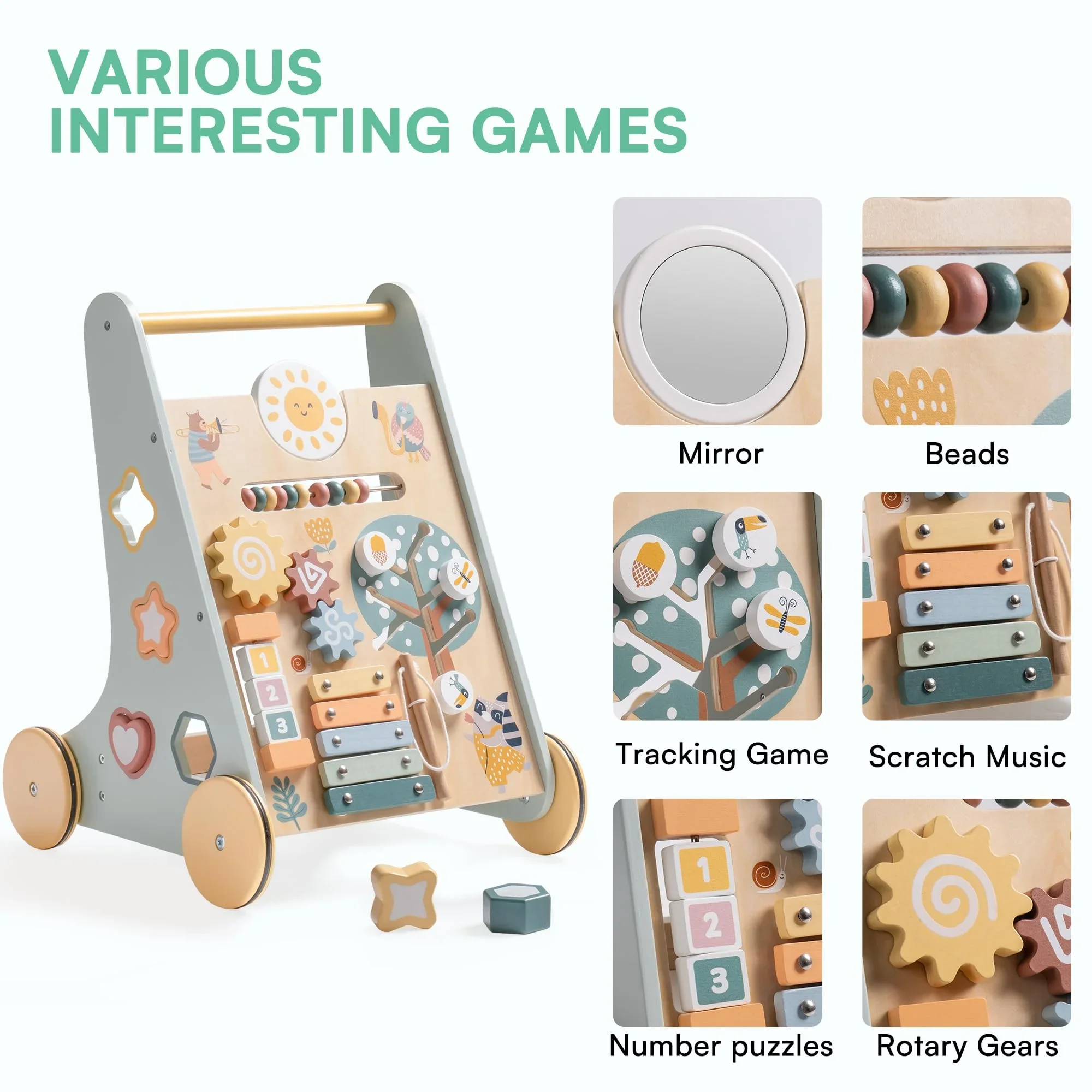 Robotime Robud Baby Walker Kay - Baby Walker Activity ulasan dan harga