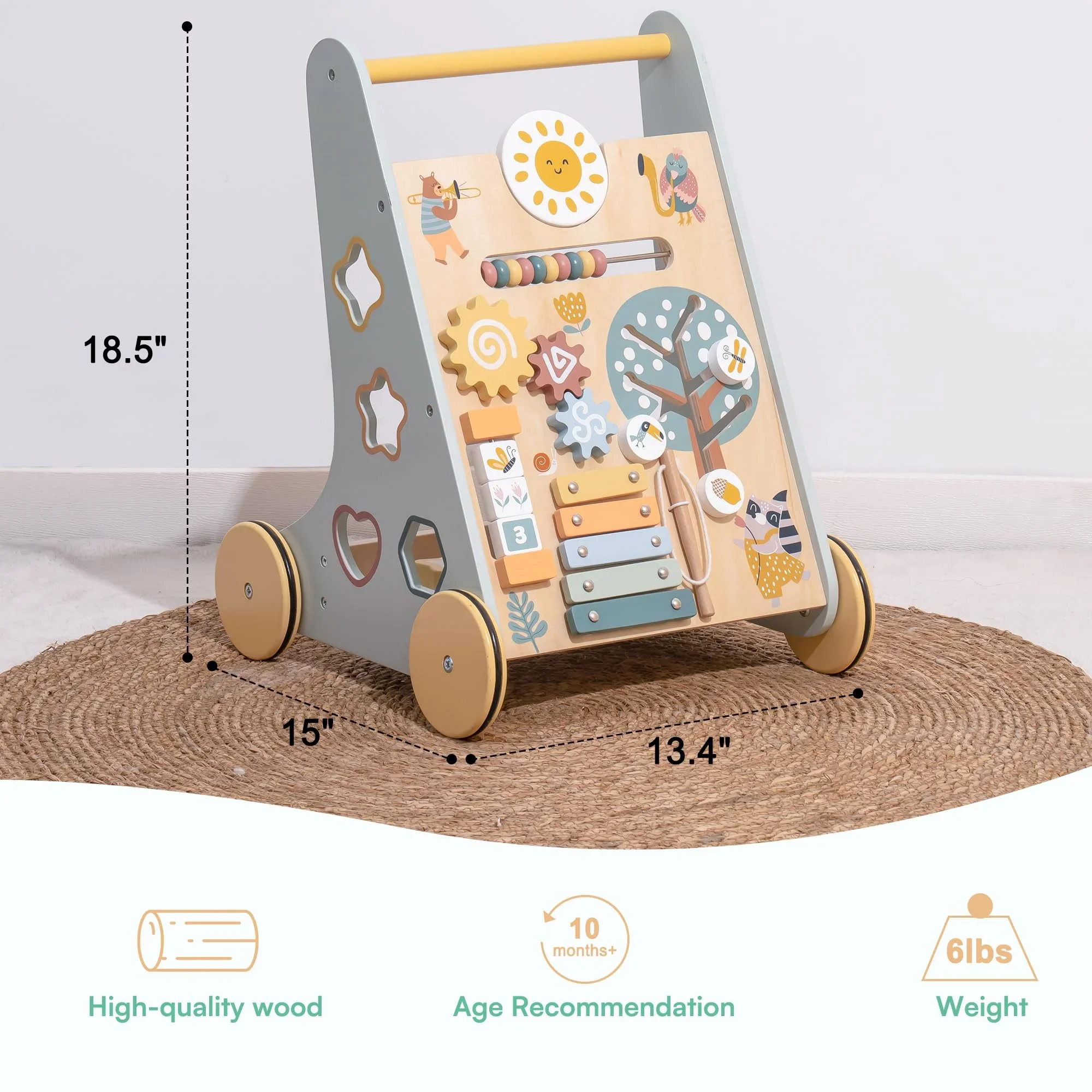 Robotime Robud Baby Walker Kay - Baby Walker Activity ulasan dan harga