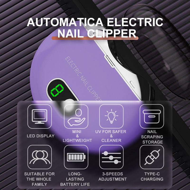 Gunting Kuku Elektrik 3 Kecepa - Baby Nail Trimmer Electric ulasan dan harga