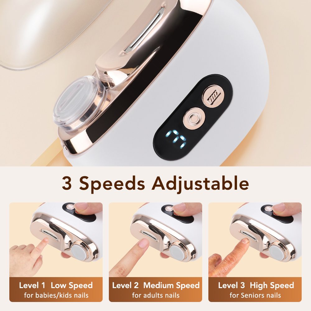 Pemotong Kuku Elektrik Baru Al - Baby Nail Trimmer Electric ulasan dan harga