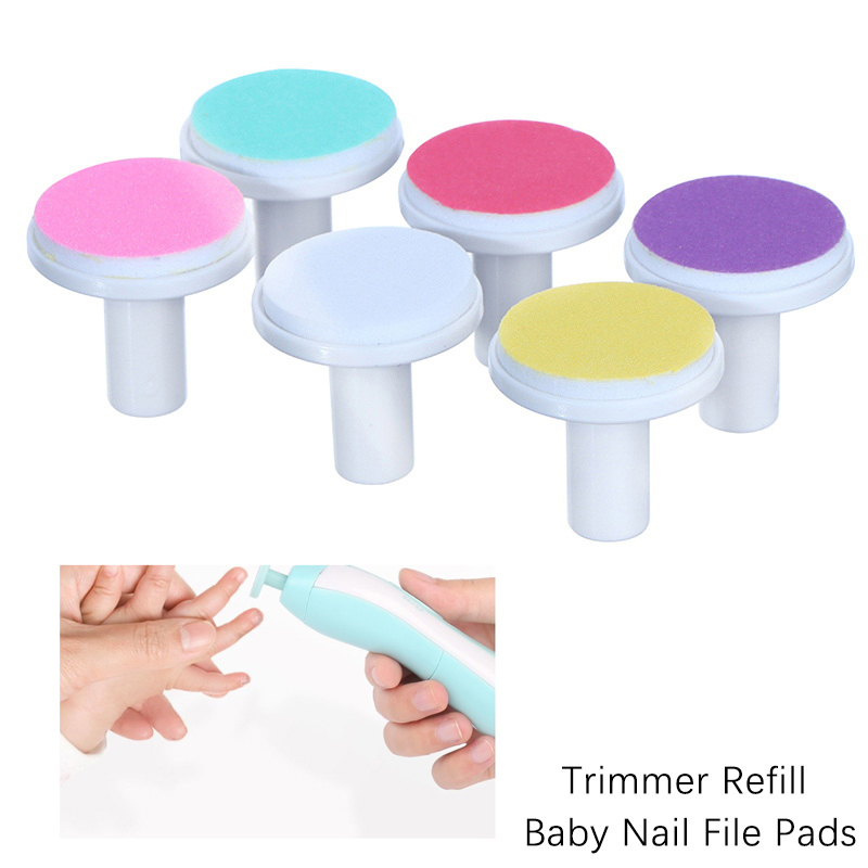 10 Buah Bantalan Kikir Kuku Ba - Baby Nail Trimmer Electric ulasan dan harga