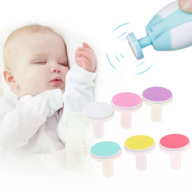 10 Buah Bantalan Pengasah Kuku - Baby Nail Trimmer Electric ulasan dan harga