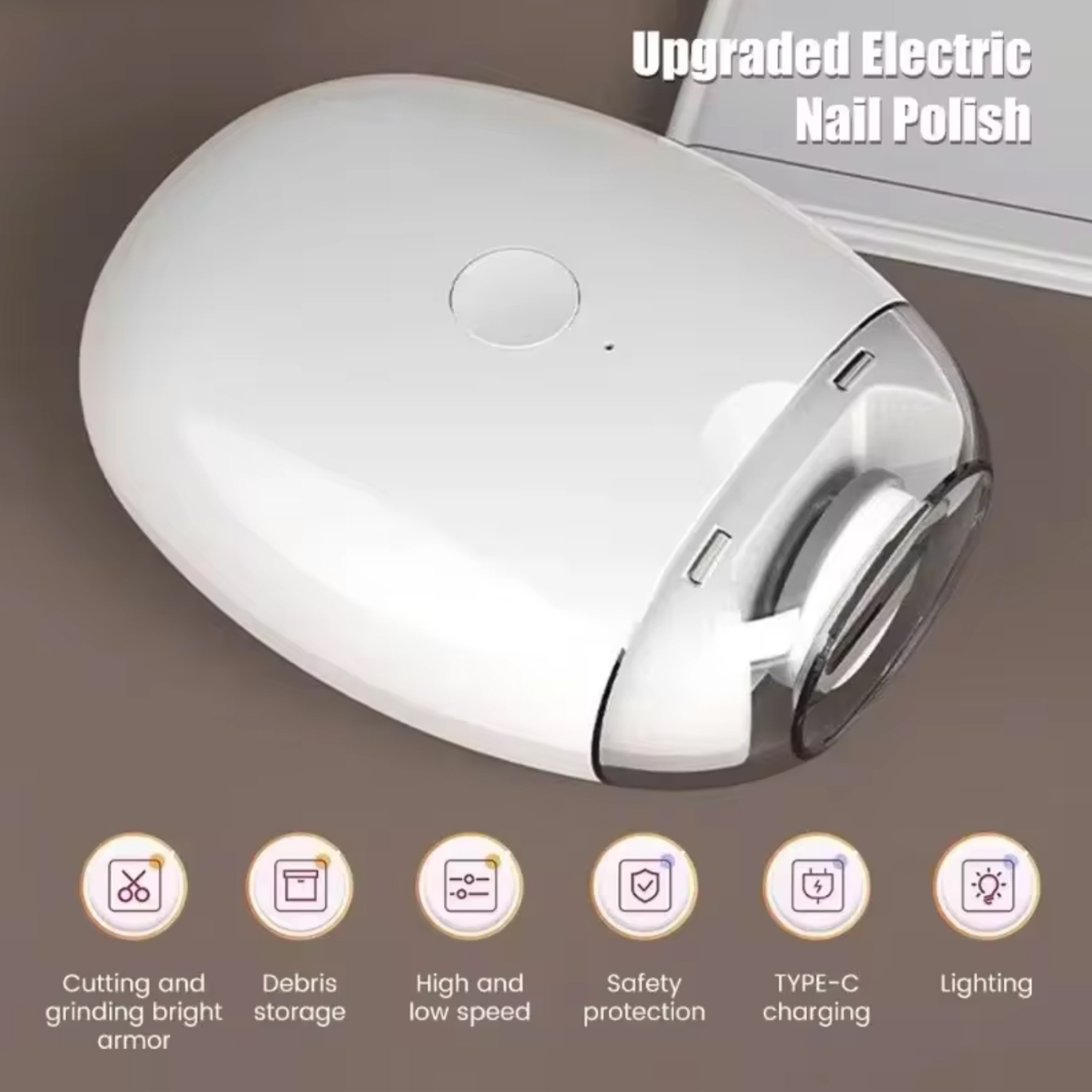 Pemotong Kuku Elektrik 2 IN 1  - Baby Nail Trimmer Electric ulasan dan harga